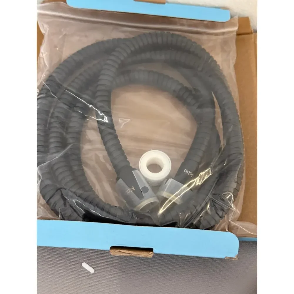 Klabb Stainless Steel Handheld Shower Hose – Matte Black – New in Box